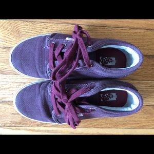 Maroon Vans